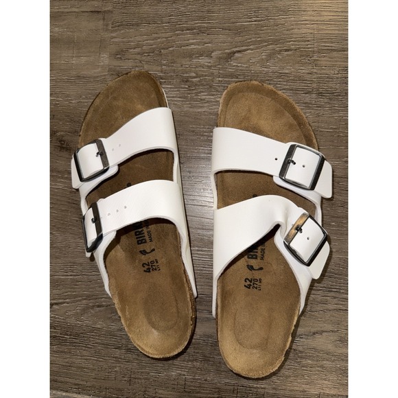 Birkenstock Shoes - Birkenstock ARIZONA White 42 Women's 11
